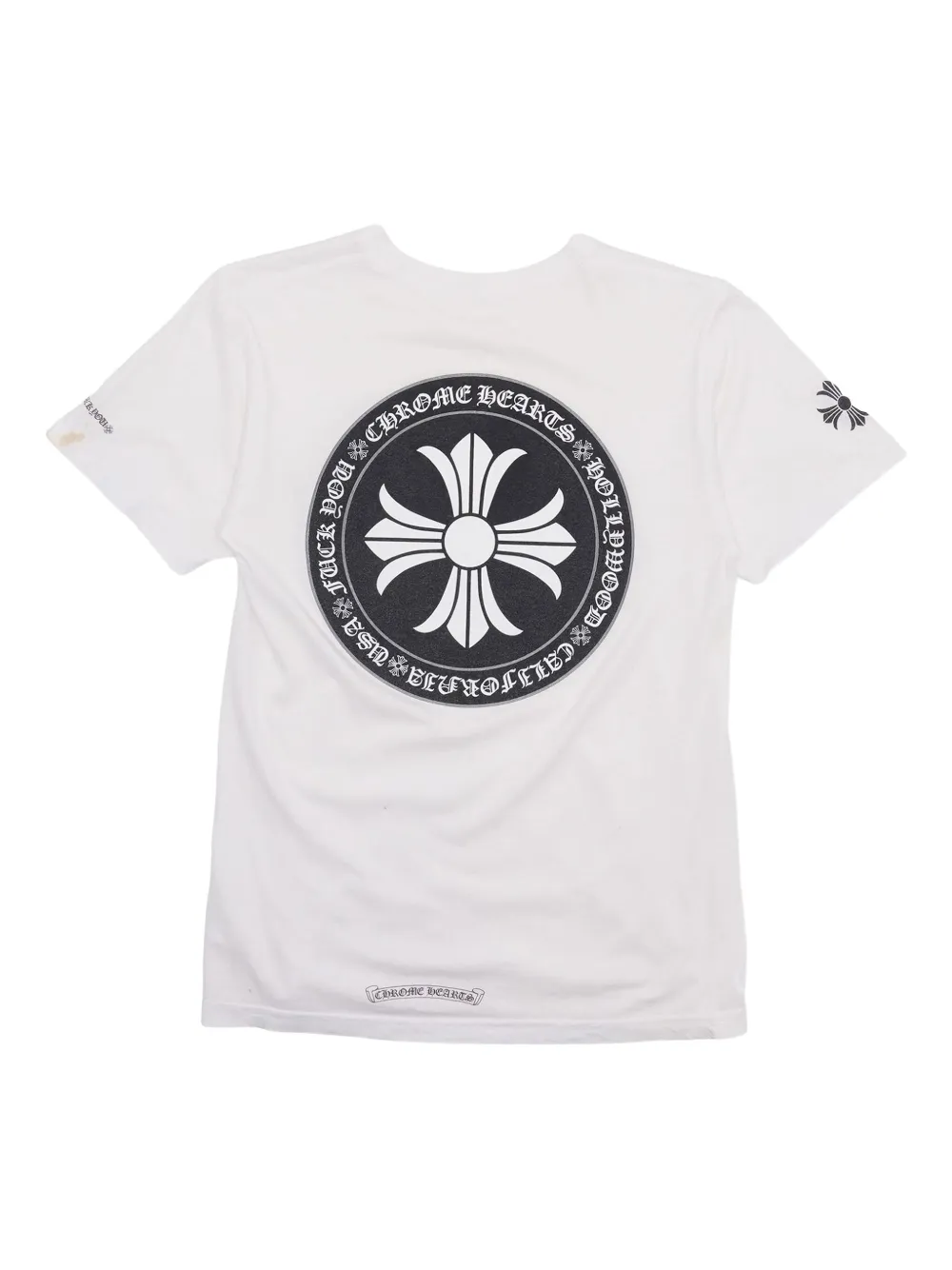 Chrome Hearts T-shirt met borstzak - Wit