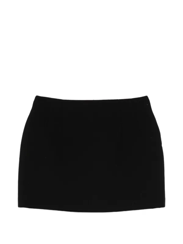 WARDROBE.NYC New Contour Mini Skirt in Black