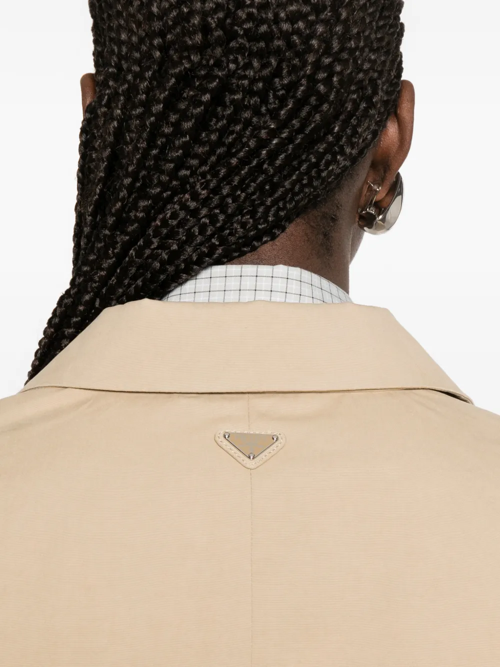 Prada Blazer met knoopsluiting Beige