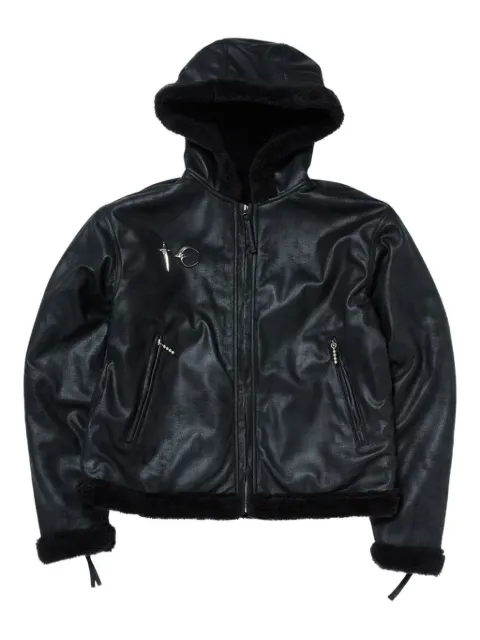 THUG CLUB reversible hooded jacket
