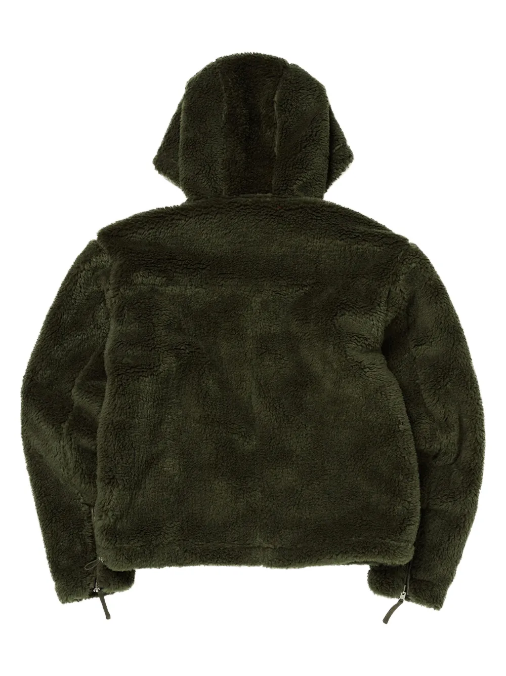 Thug Club Reversible Hooded Jacket In Green