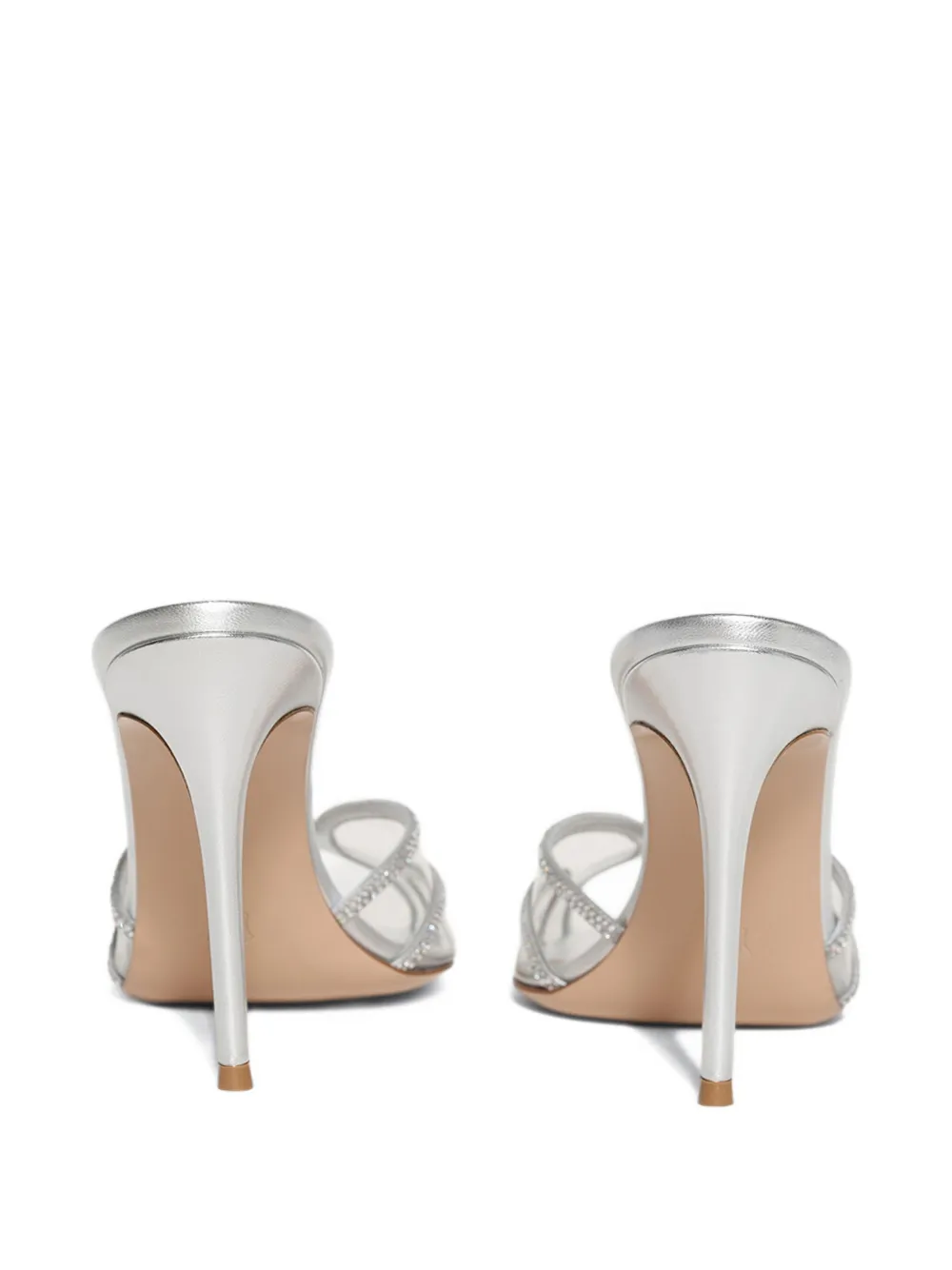 Gianvito Rossi 95mm crystal-embellished peep-toe heels | Heeled Pumps | Image 2