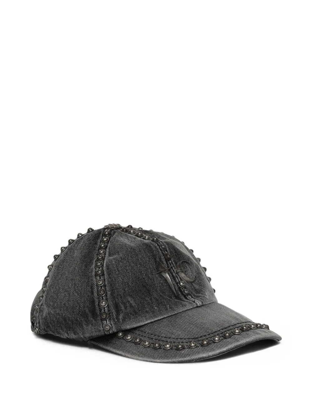 THUG CLUB Honkbalpet verfraaid met studs - Grijs