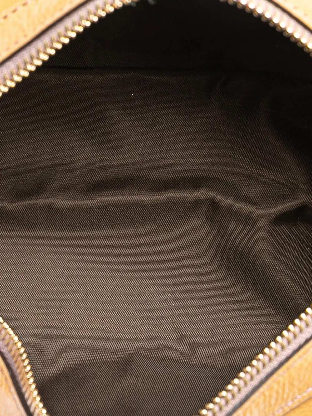 Pre-owned Gucci 2000-2015 Patent Soho Cosmetic Pouch In Brown