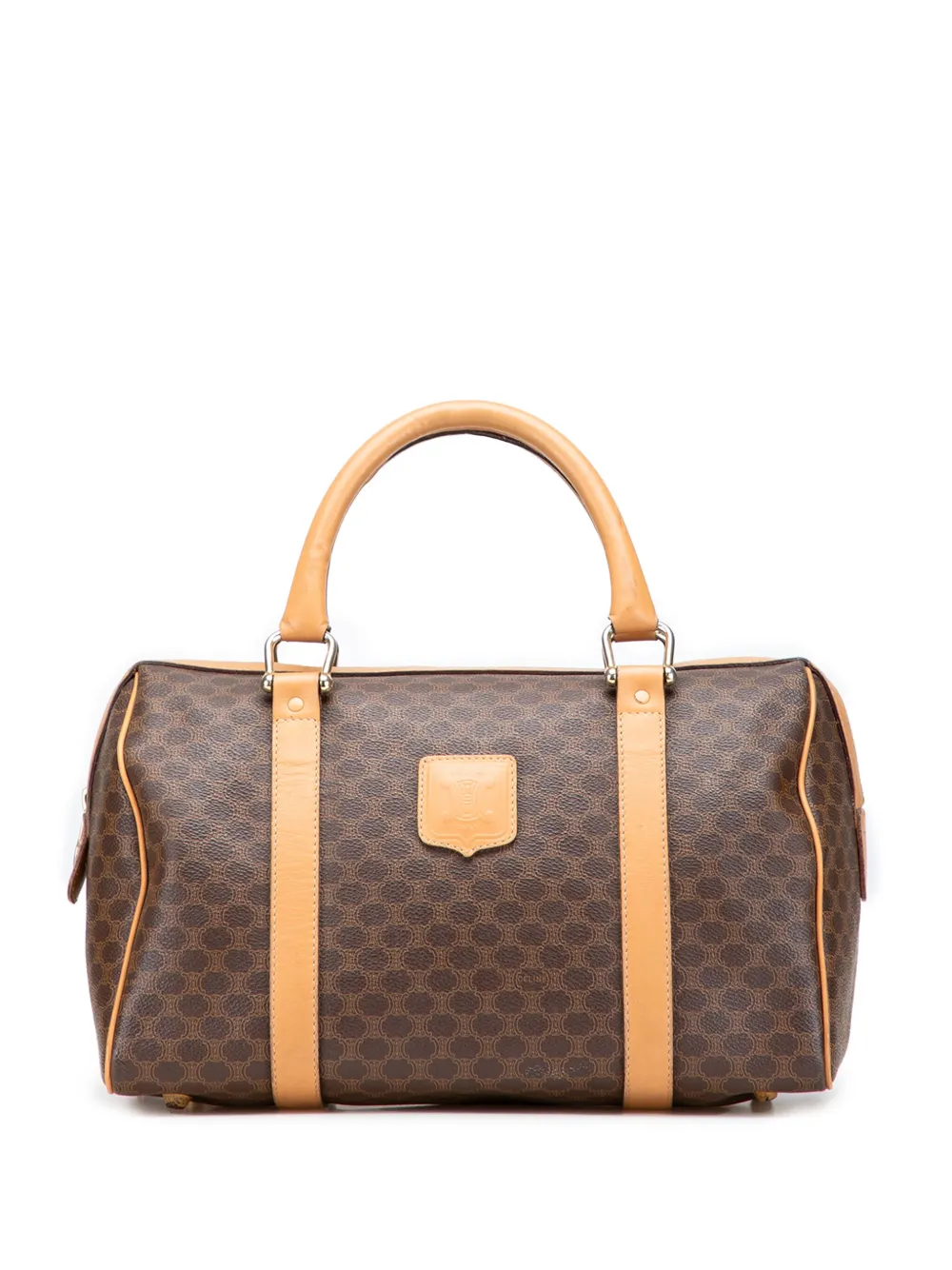 Céline Pre-Owned 2011 Macadam Coated Canvas boston bag - ブラウン Céline Pre-Owned 2011 Macadam Coated Canvas boston bag - ブラウン