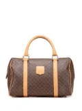 Céline Pre-Owned 2011 Macadam Coated Canvas boston bag - Brown