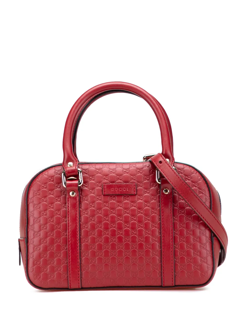 Gucci Pre-Owned 2000-2015 Small Microguccissima Bree satchel - レッド Gucci Pre-Owned 2000-2015 Small Microguccissima Bree satchel - レッド