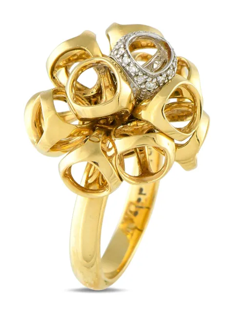 Di Modolo 18K yellow gold Icona diamond ring