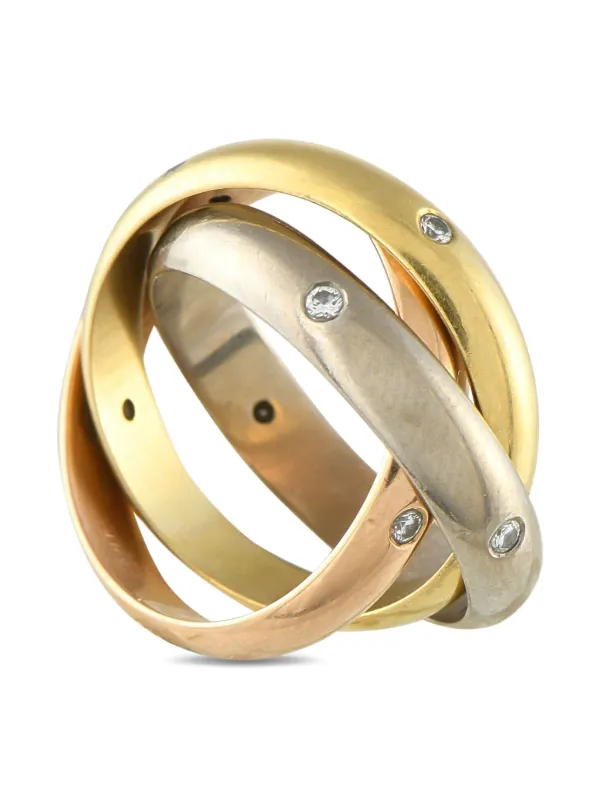 カルティエ　リング　K18 ダイヤモンド1P イエローゴールド　49 カルティエ リング K18 ダイヤモンド1P イエローゴールド 49 Cartier