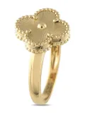 Van Cleef & Arpels 18K yellow gold Guilloche ring