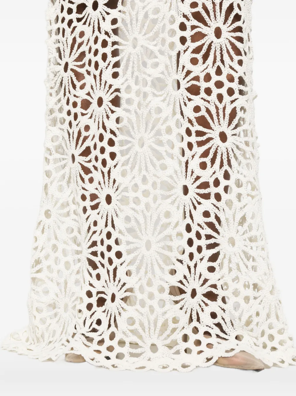 Norma Kamali Obie Cotton And Linen Maxi Dress In White