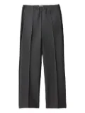 Miu Miu side-stripe knit pants - Grey
