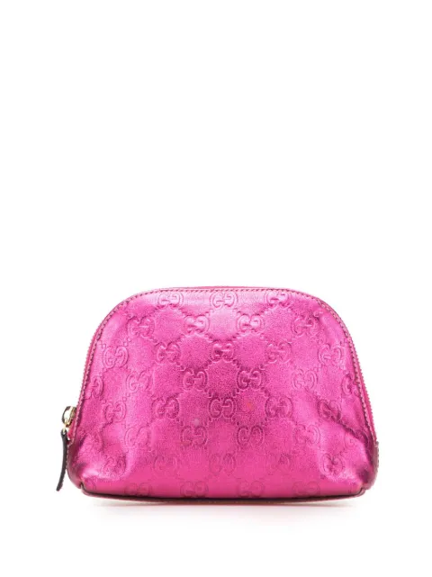 Gucci Pre-Owned 2000-2015 Metallic Guccissima pouch