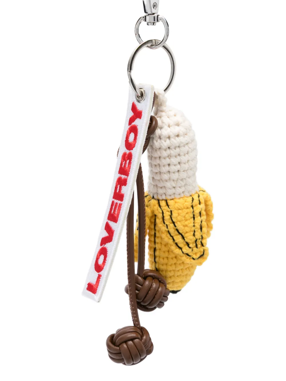 Charles Jeffrey Loverboy Banana Bag Charm In Gray