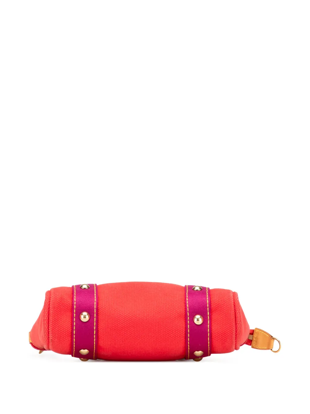 Pre-owned Louis Vuitton 2005 Antigua Cabas Pm Handbag In Red