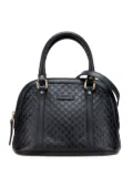 Gucci Pre-Owned 2016-2025 Mini Microguccissima Dome satchel - Black
