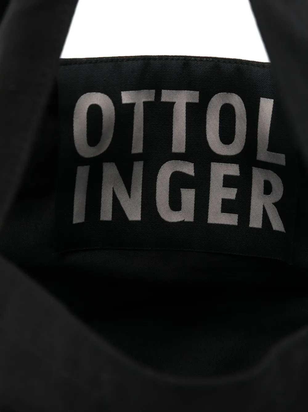 Ottolinger Shopper met ceintuur en logodetail Zwart