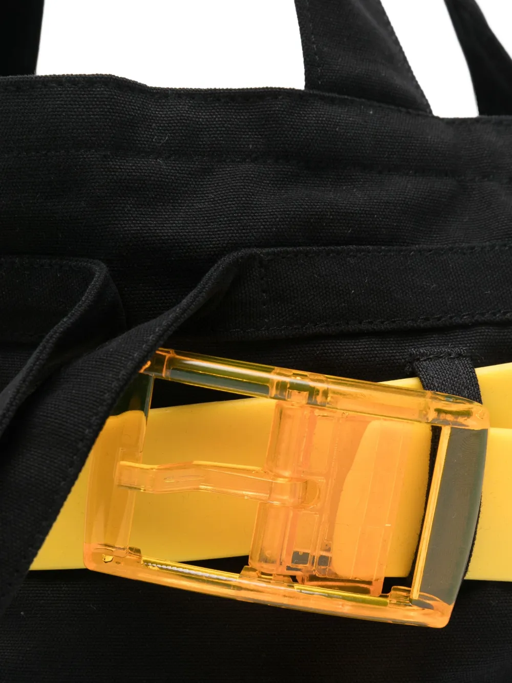 Ottolinger Shopper met ceintuur en logodetail Zwart