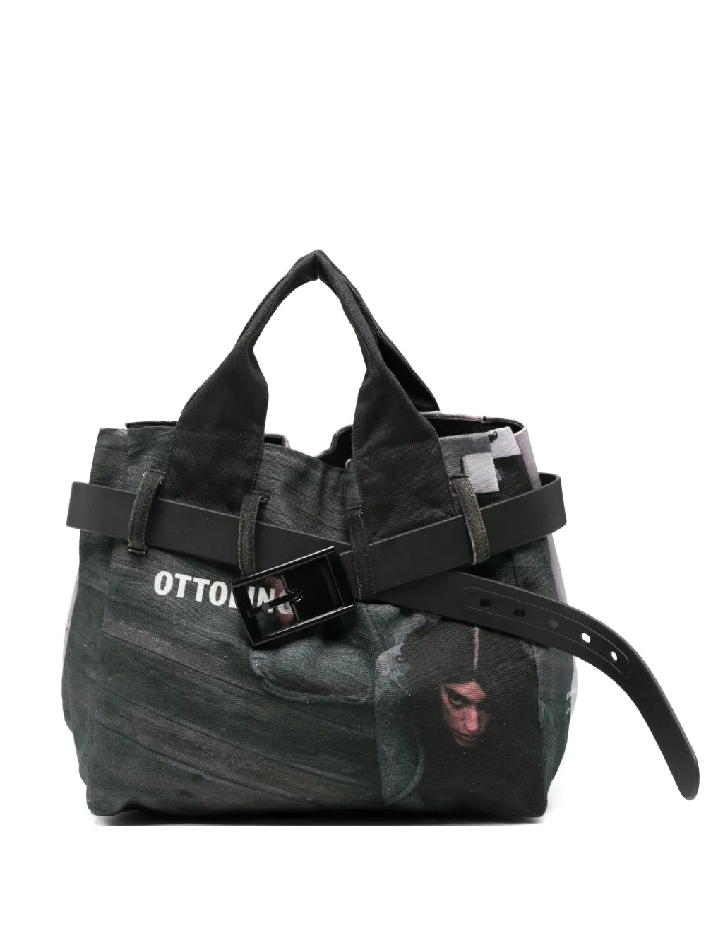 Ottolinger Belted Tote Bag In Brown