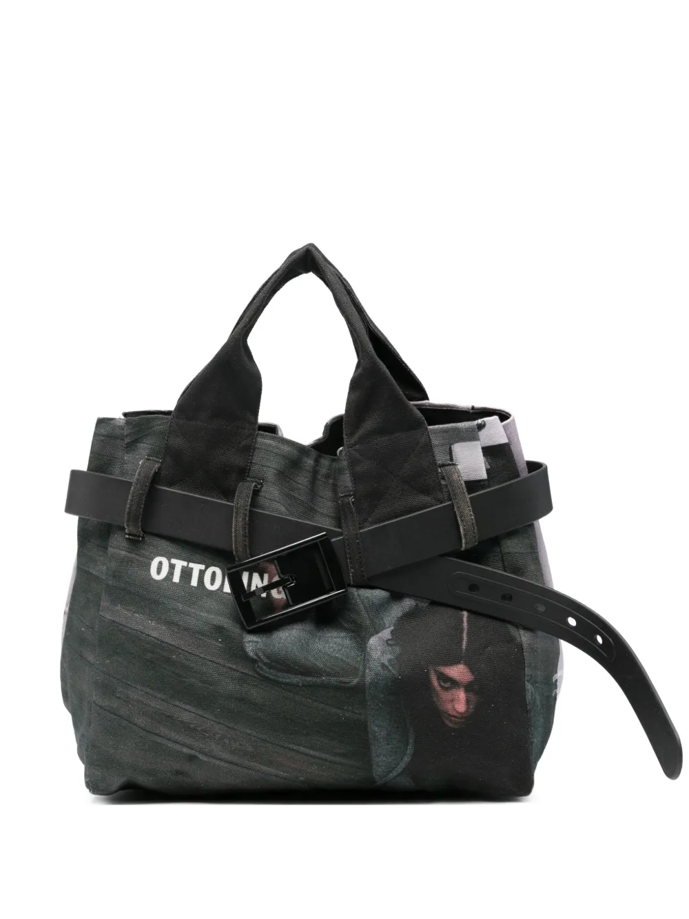 Ottolinger belted tote bag | Brown | Image 1