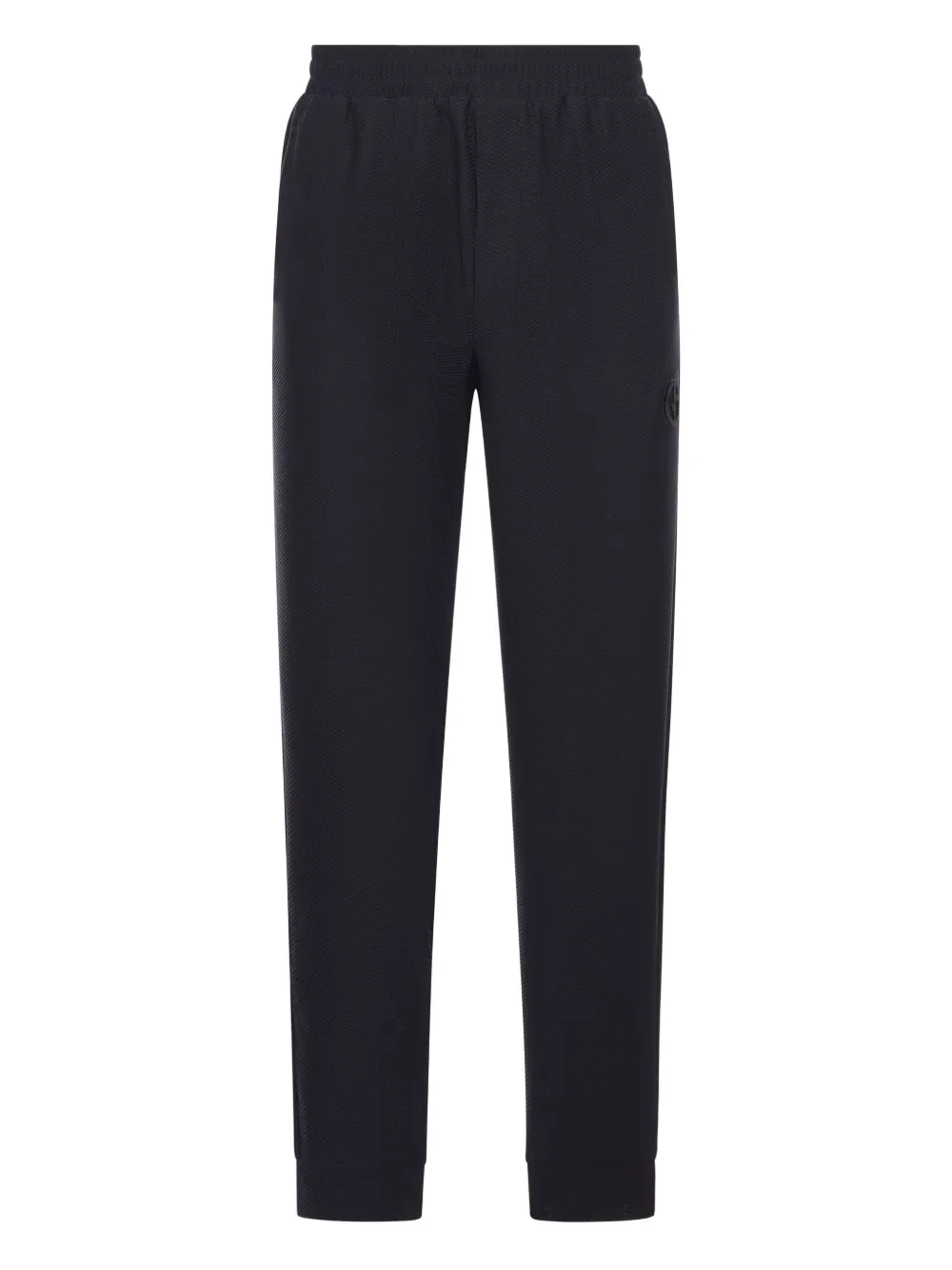 Giorgio Armani Trainingsbroek met elastische taille Blauw