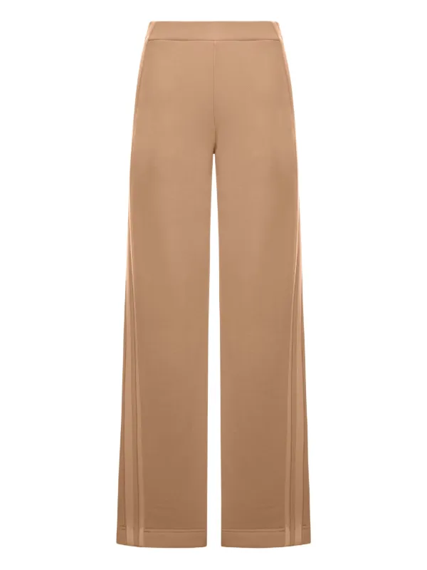 Max Mara Side-stripe Trousers in Brown