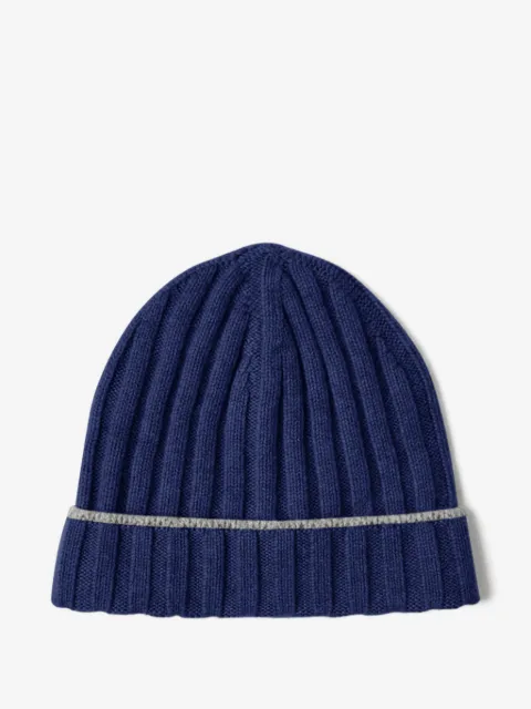 Brunello Cucinelli ribbed cashmere beanie