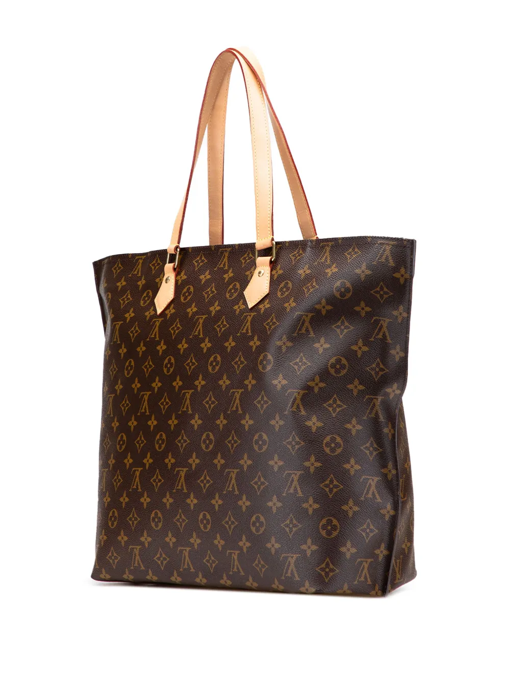 Pre-owned Louis Vuitton 2017 Monogram All-in Mm Tote Bag In Brown