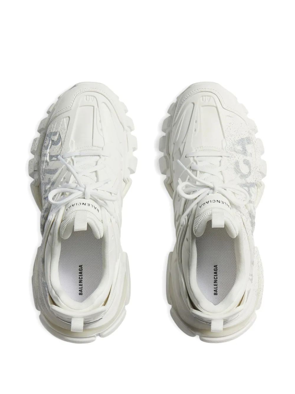 Balenciaga Track Nail Polish Sneakers In White