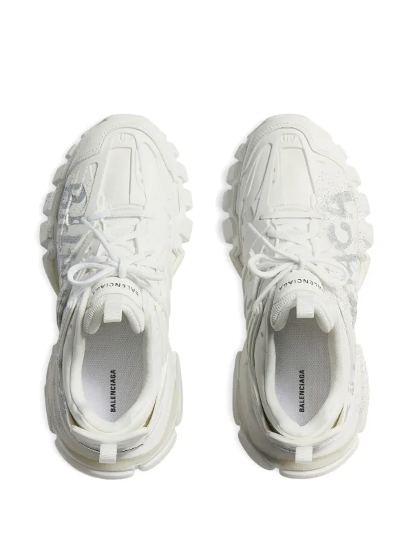 Balenciaga Track Nail Polish Sneakers | White | FARFETCH