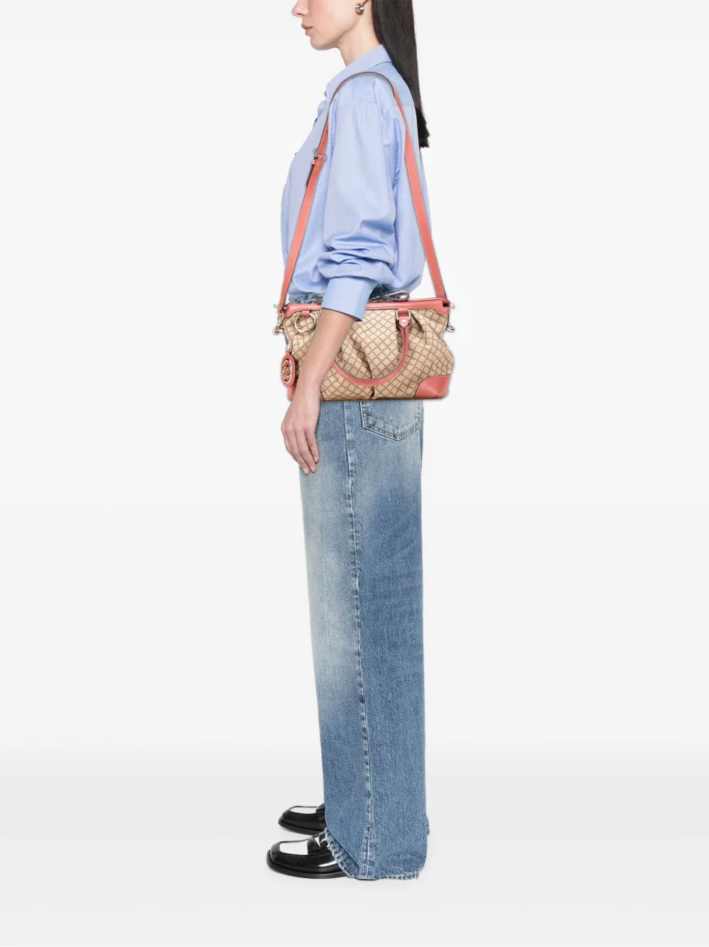 Gucci Pre-Owned 2000-2015 Diamante Canvas Sukey satchel | Pre-Owned | Image 2