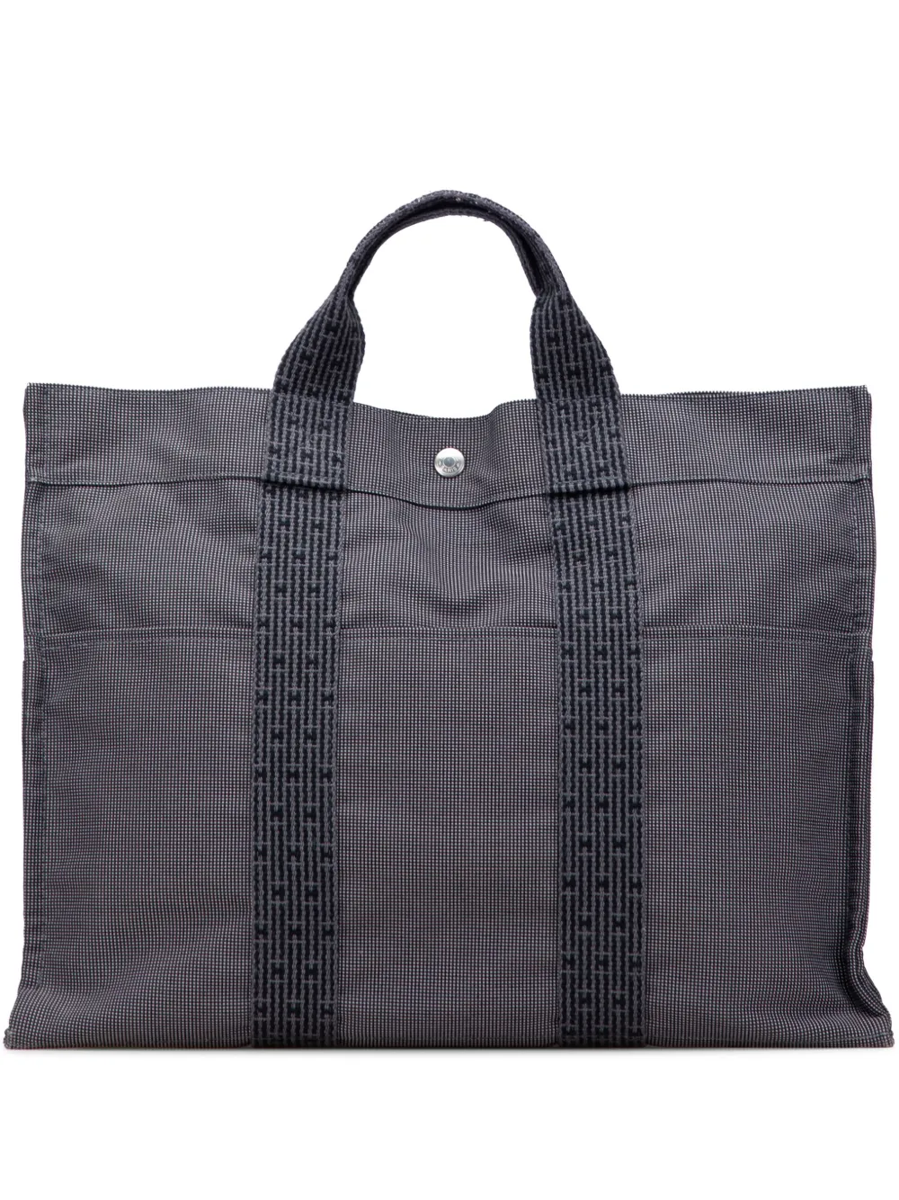 Hermès Pre-Owned 1990-2010 キャンバス エールライン MM ハンドバッグ | グレー | Image 1