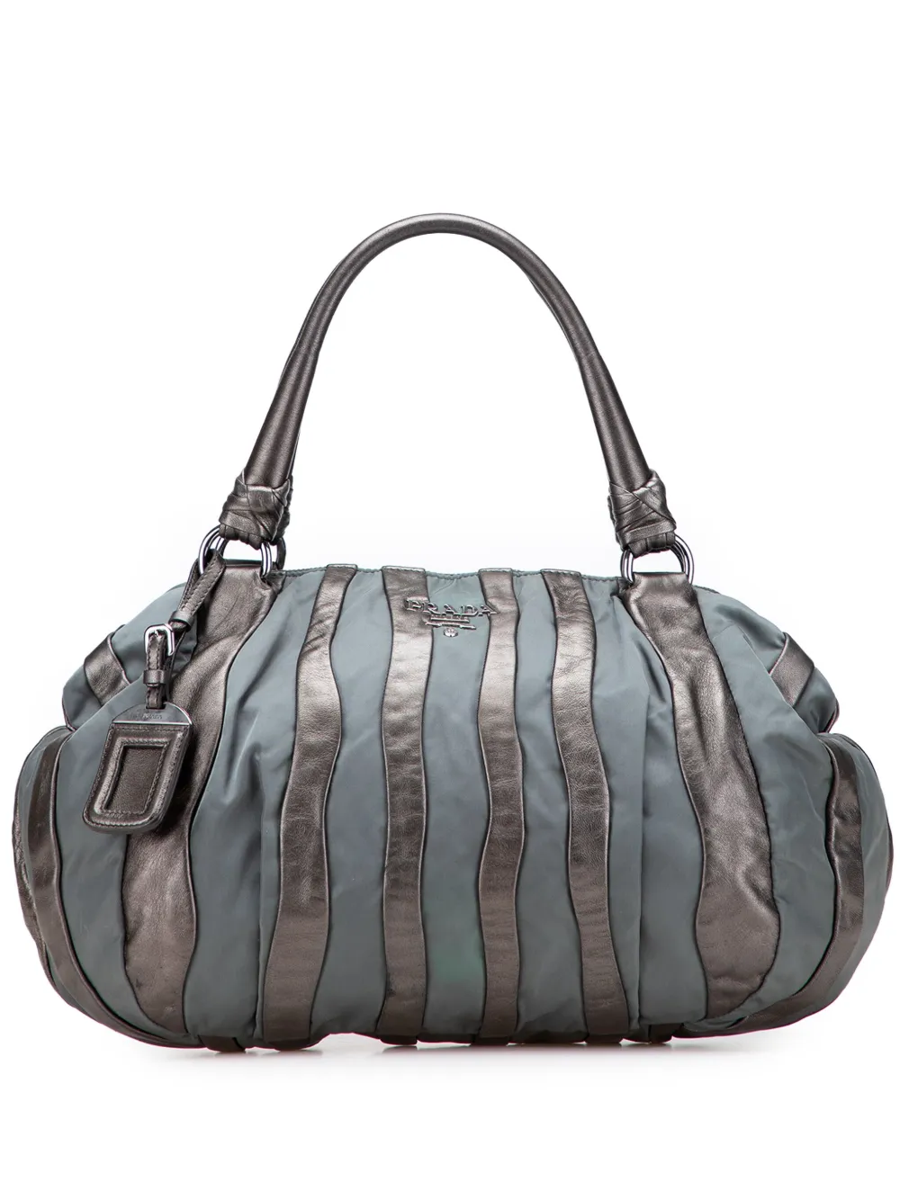 Prada Pre-Owned 2000-2013 Tessuto Nappa Waves tote bag - グレー Prada Pre-Owned 2000-2013 Tessuto Nappa Waves tote bag - グレー
