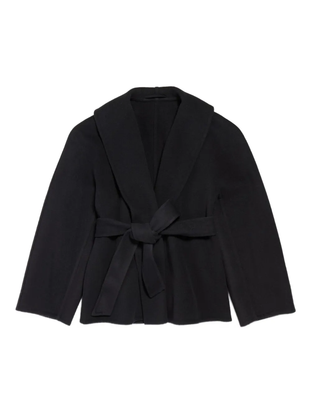 Balenciaga belted wrapped jacket - Nero