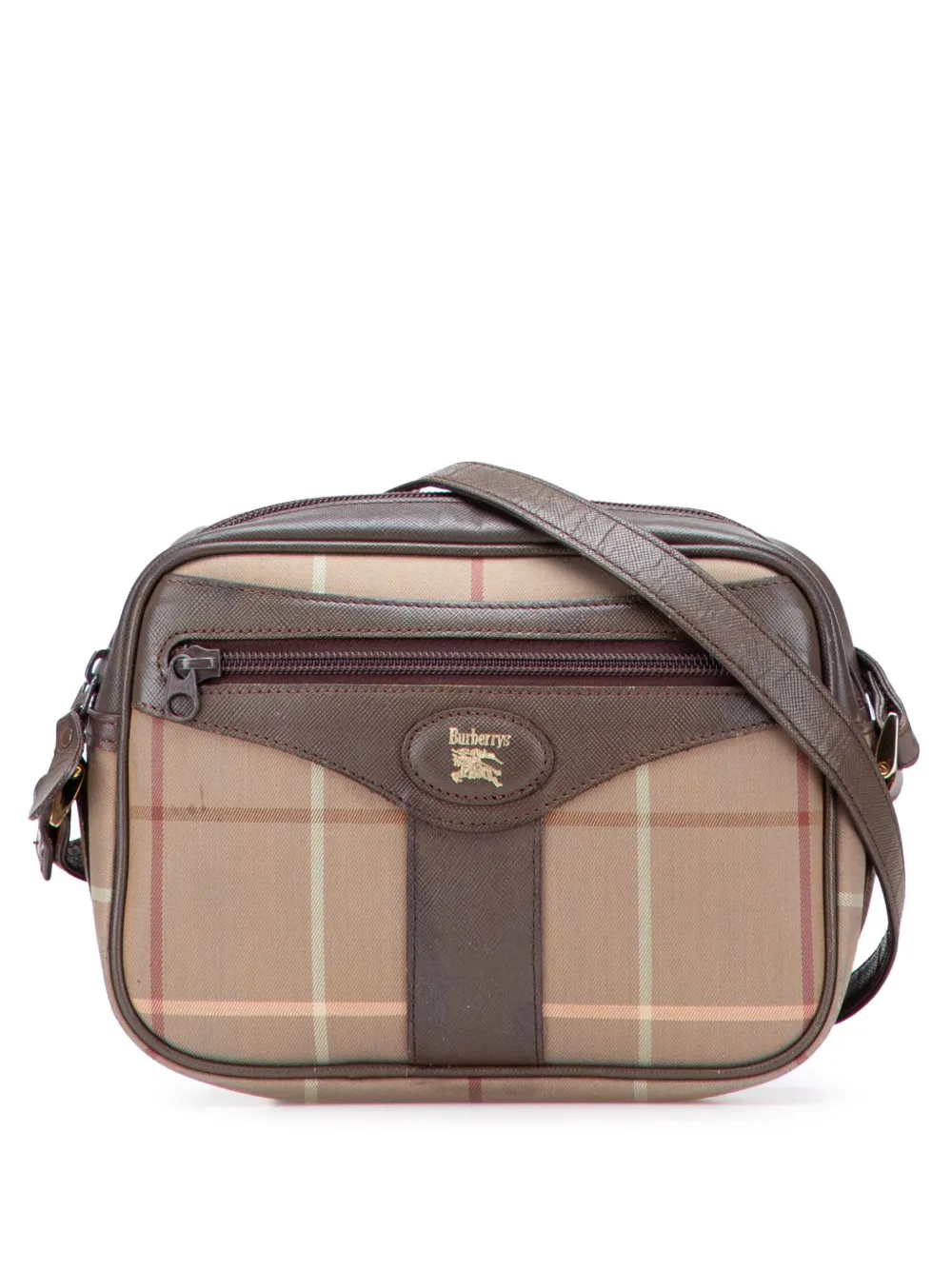 Burberry Pre-Owned 20th Century Vintage Check Canvas crossbody bag | Brown | Image 1