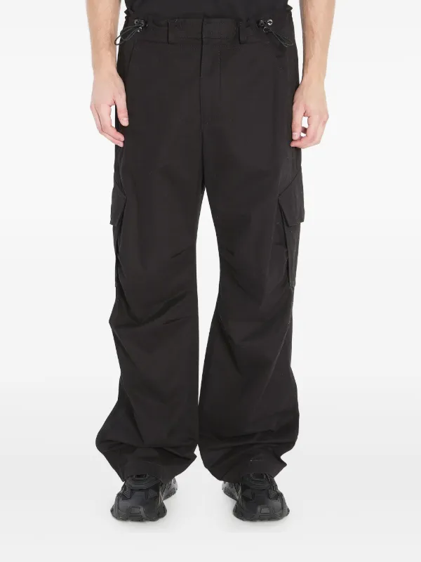DOLCE&GABBANA Cargo Pants カーゴパンツ Dolce&Gabbana Dual-Waistband Wide-Leg Cargo Trousers | Neiman Marcus