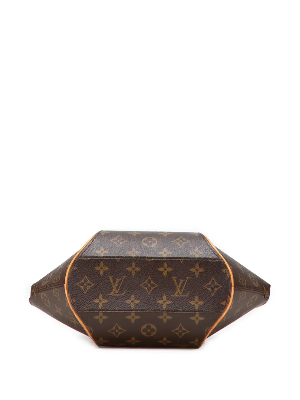Pre-owned Louis Vuitton 2001 Monogram Ellipse Pm Handbag In Brown