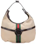 Gucci Pre-Owned 2000-2015 Canvas Web Reins hobo bag - Brown