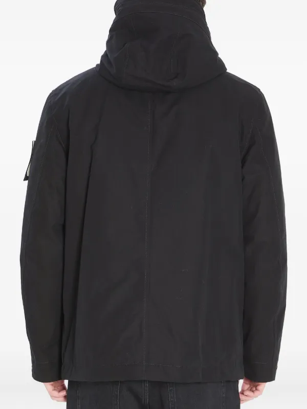 Stone Island Ghost Piece パーカーコート | ブラック | FARFETCH JP