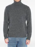 Roberto Collina turtleneck ribbed sweater - Grey