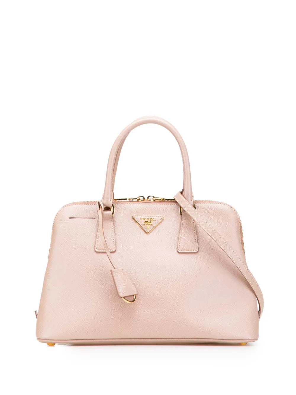 Prada Pre-Owned 2013-2025 Medium Saffiano Lux Promenade satchel - ピンク Prada Pre-Owned 2013-2025 Medium Saffiano Lux Promenade satchel - ピンク