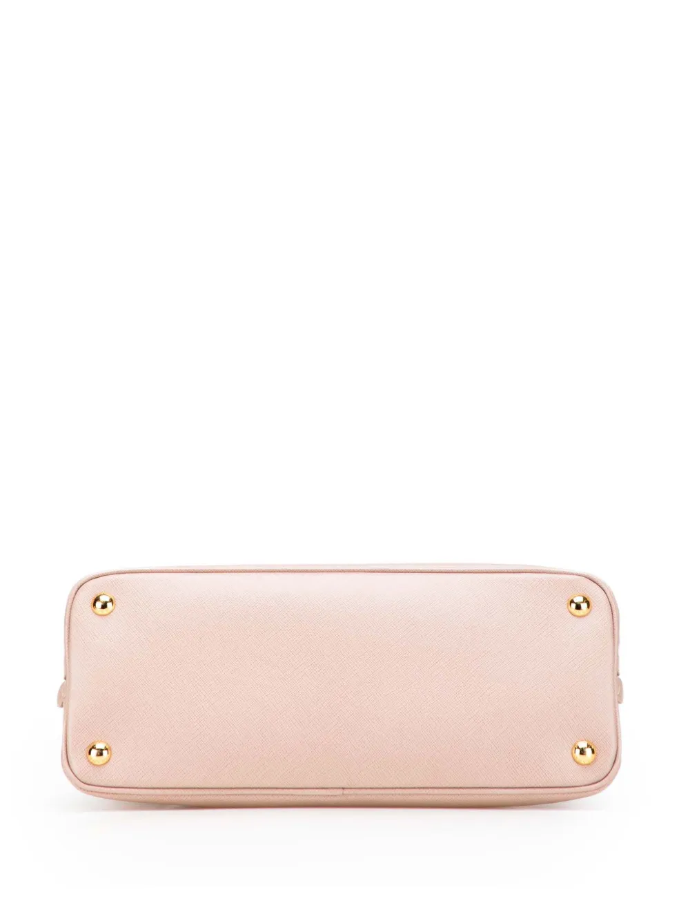 Pre-owned Prada 2013-2025 Medium Saffiano Lux Promenade Satchel In Pink