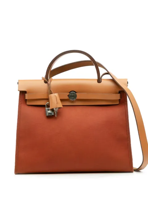 Hermès Pre-Owned 2015 Toile Herbag Zip 31 satchel