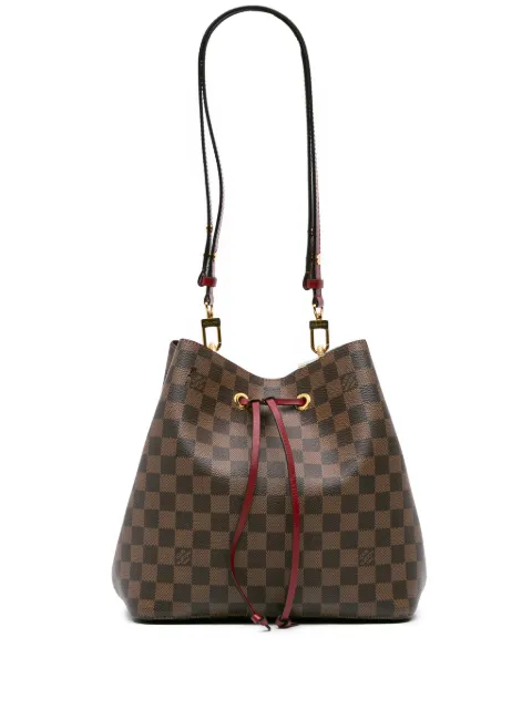 Louis Vuitton Pre-Owned 2019 Damier Ebene Neonoe MM bucket bag
