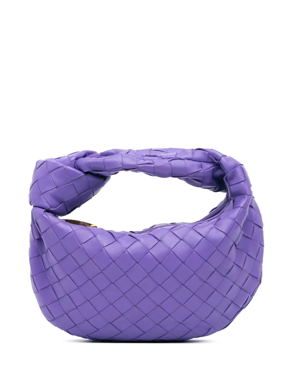 Bottega Veneta Pre-Owned 2012-2025 Mini Nappa Intrecciato Jodie hobo bag | Purple | Image 1