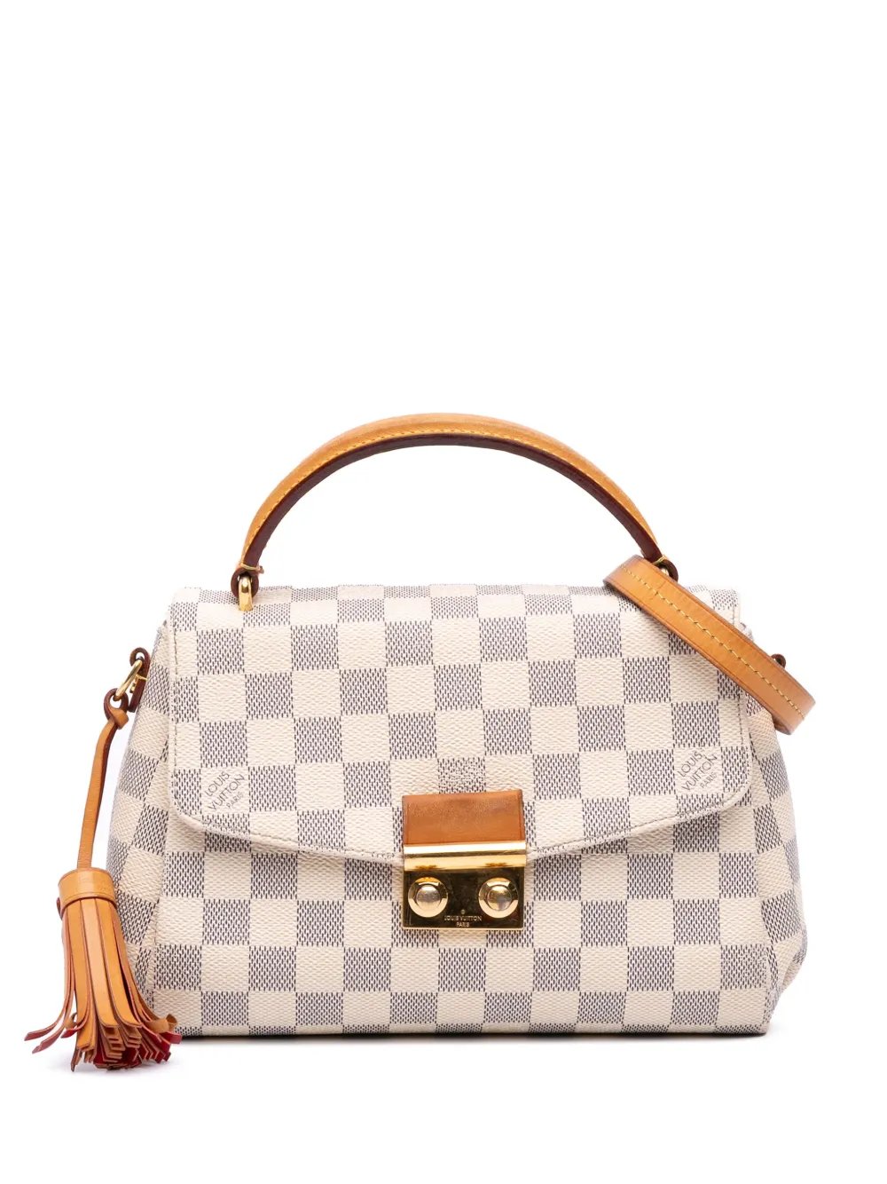 Louis Vuitton Pre-Owned 2018 Damier Azur Croisette satchel | Blue | Image 1