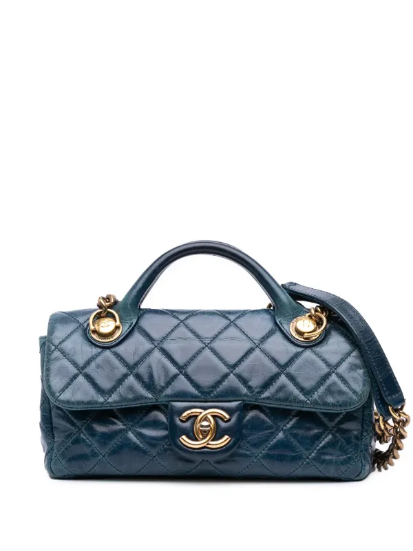 CHANEL Pre-Owned 2014 スモール グレーズカーフ キャッスル