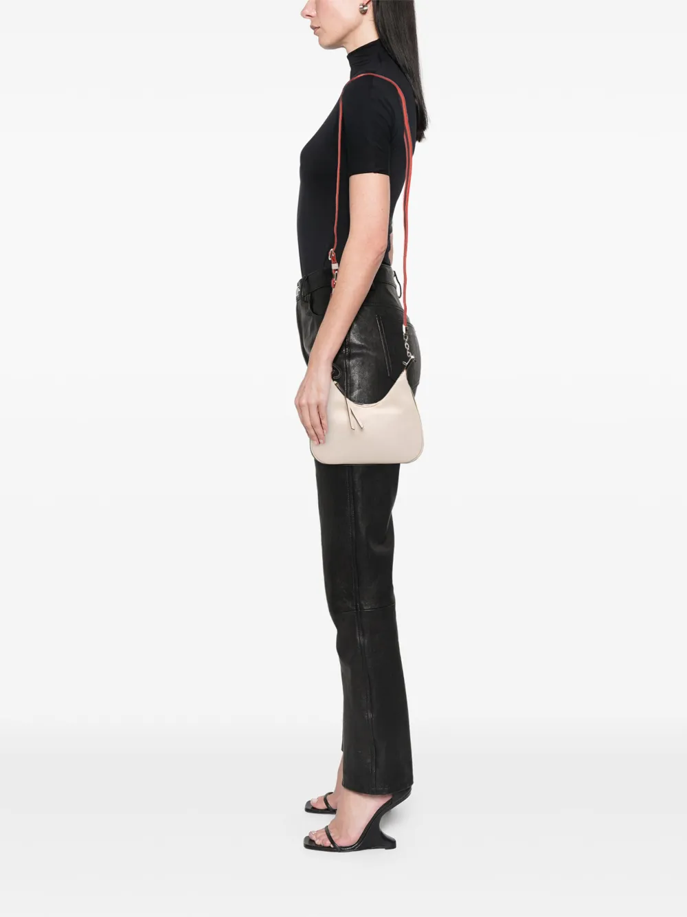 Gucci Pre-Owned 2016-2025 Small Leather Web Attache crossbody bag | Pre-Owned | Image 2