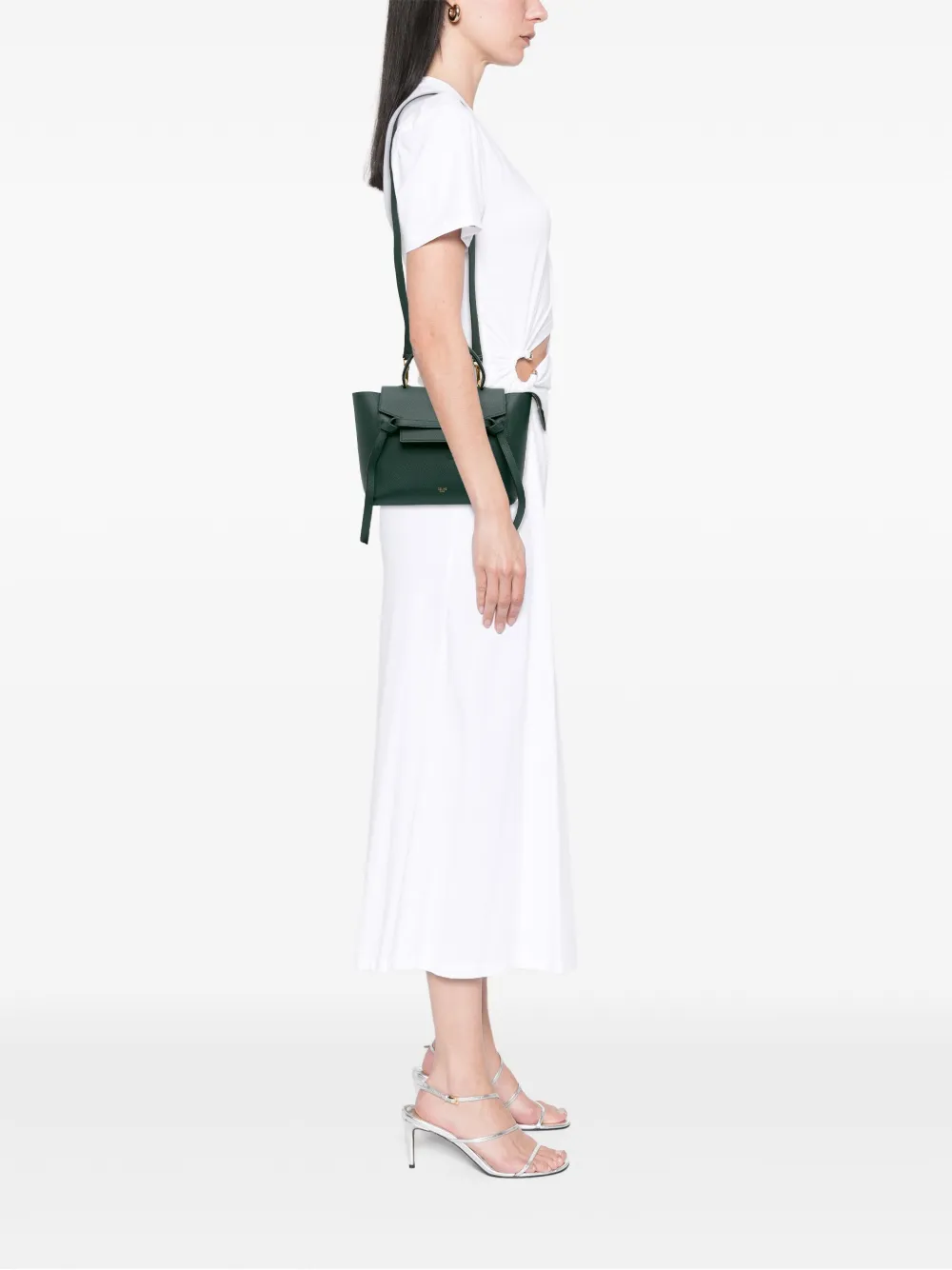 Celine Pre-Owned 2019 Micro Grained Calfskin Belt Bag satchel | Pre-Owned | Image 2