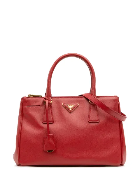 Prada Pre-Owned 2010-2025 Small Saffiano Lux Galleria Double Zip satchel